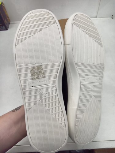WOMEN'S call it spring knit slip on shoes - Size 8 - black (style: 6622108) image 3