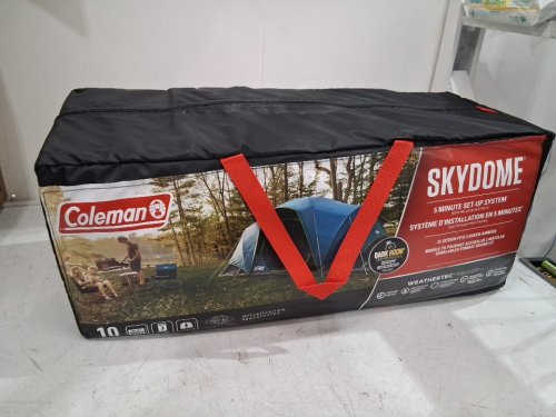 COLEMAN SKYDOME XL dark room CAMPING TENT - 10 PERSON - grey/blue (MODEL: 2161404) image 3