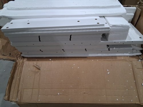 reibii 6 drawer wooden wooden dresser - 43" x 27" x 16" - WHITE (model: uswdr6dWH-JYB) image 4