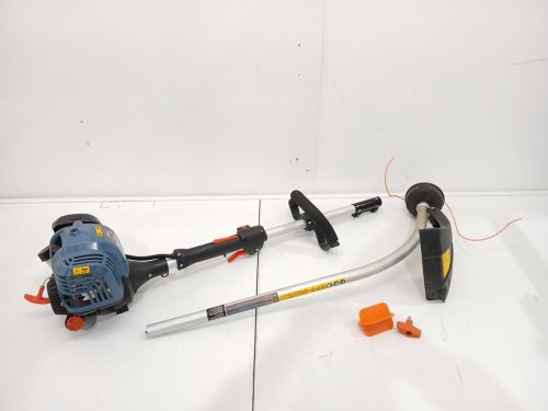 SENIX 4-Cycle Curved Shaft Gas Powered String Trimmer - 17.7" - Blue/Grey (Model: GTC4QL-L) image 4