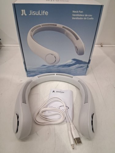 Jisulife LIFE4 5-Speed portable neck fan - OSFM - White (model: fa14-s) image 2