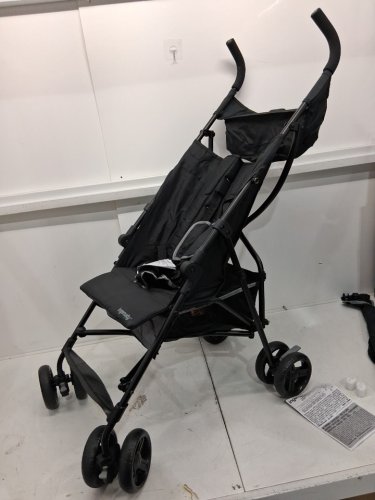 SUMMER BY INGENUITY 3D MINI CONVENIENCE STROLLER LIGHTWEIGHT FOLDABLE - 45LBS CAP - GREY - (MODEL: 32873) image 3