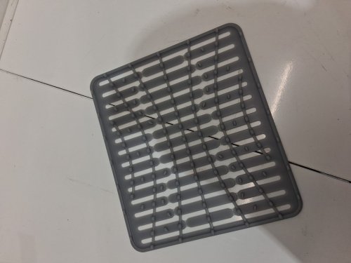 OXO GOOD GRIPS SILICONE SINK MAT - 11.5" x 12" - GREY image 4