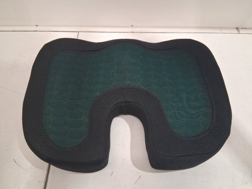 Amazon Basics Gel Enhanced Seat Cushion for Office Chair - 18" - BLACK/green (MODEL: ‎SC-02) image 3