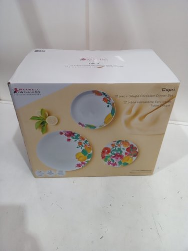 12pc Maxwell & Williams Capri Dinnerware Set - multi color floral (model: 1041712) image 2
