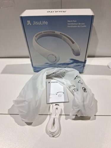 Jisulife LIFE4 5-Speed portable neck fan - OSFM - White (model: fa14-s) image 2