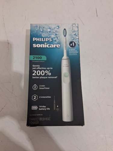 PHILIPS SONICARE 2100 RECHARGEABLE ELECTRIC TOOTHBRUSH - WHITE GREY (MODEL: HX3661/04) image 2