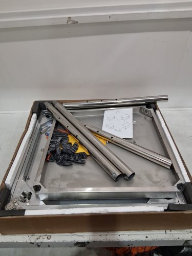 GARVEE Stainless Steel Grill Stand Table with Adjustable Undershelf - 24"L x 24"W x 24"H - STAINLESS STEEL (MODEL: PHO_13707JCF) image 5