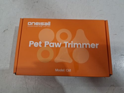 oneisall paw trimmer with double blades - white (model: c61) image 5