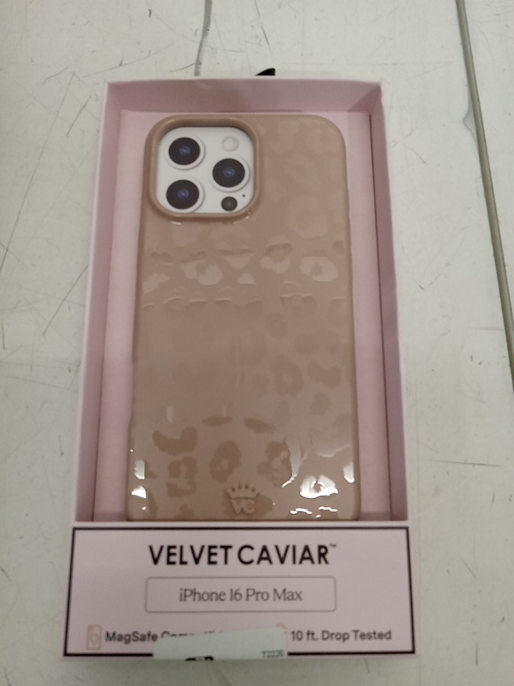 VELVET CAVIAR phone case compatible with magsafe - iphone 16 PRO MAX - BEIGE LEOPARD image 2