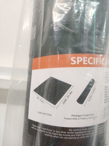 Landscape Fabric Weed Barrier - 3ft x 300ft - black (model: 3*300ft90) image 4