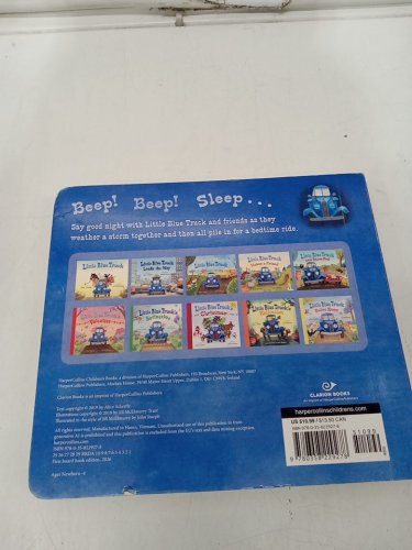 (HARDCOVER) GOOD NIGHT LITTLE BLUE TRUCK BY ALICE SCHERTLE AND JILL MCELMURRY image 4