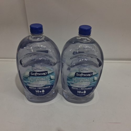 2pk Softsoap Sensitive Skin Liquid Moisturizing Hand Soap refills - 2.36l  each image 3