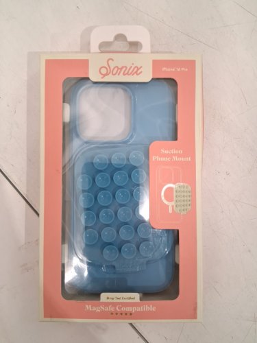 SONIX magsafe compatible phone case for IPHONE 16 PRO with SUCTION PHONE MOUNT - BLUE (Model: A23-S005-M011) image 3