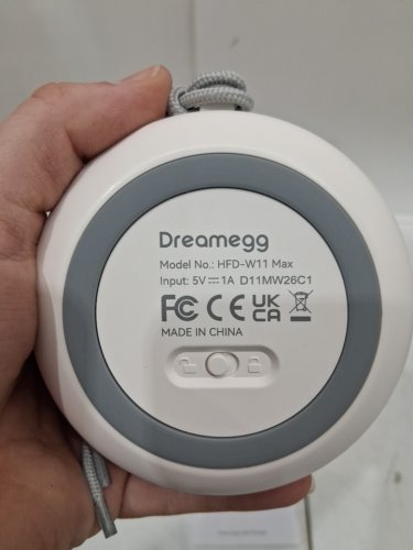 DREAMEGG PORTABLE WHITE NOISE MACHINE FOR BABIES/ADULTS, 21 NATURE SOUNDS RECHARGEABLE - WHITE (MODEL: HFD-W11MAX) image 4