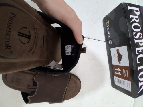men's prospector austin 2.0 slide sandal - size 11 - brown/black (Style: 1982232) image 4