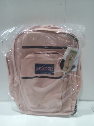 JanSport Student Backpack with 2 Compartments & Ergonomic Shoulder Straps - 34L - Fits 15" laptop - misty rose image 2