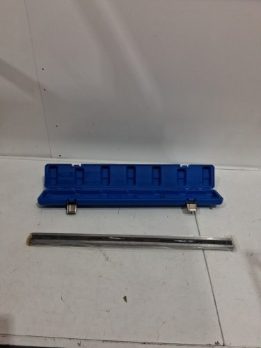 machinist steel precision straight edge tool - 24'' - blue/silver image 3