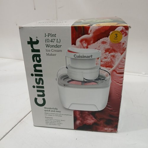 Cuisinart Compact Single-Serve Ice Cream Maker - 1-pint - white (model: ICE-M10C) image 2