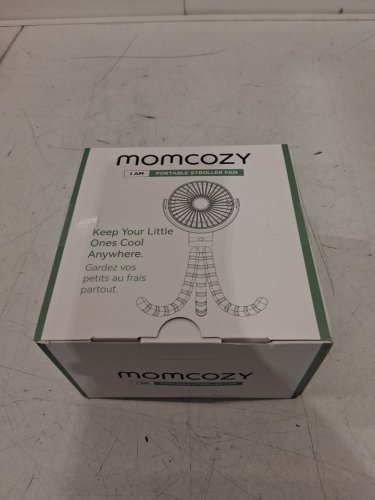 Momcozy 8000mAh Portable Stroller Fan, 27H Ultra-long Battery Life - 4 speed - green image 2