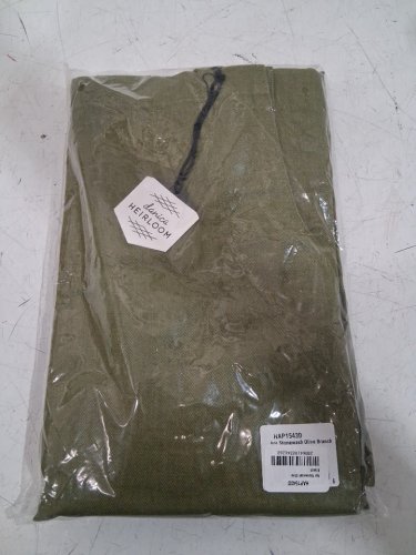 unisex Danica Heirloom  Olive Branch Stonewash Apron - W28 36L - olive (style: HAP1543D) image 2