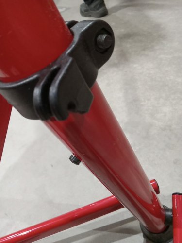 goeners Upgraded Heavy Duty Bike Repair Stand - 110lbs max - red/black image 5