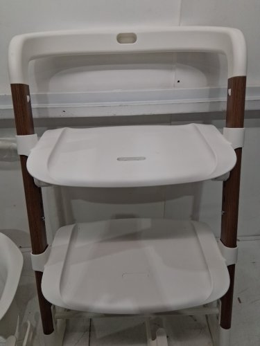 EVENFLO BRIA RIGHTSTEAT MULTISTAGE HIGH CHAIR - COASTAL COFFEE/WHITE (MODEL: HC100112516) image 4