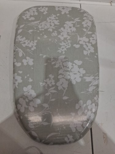 Amazon basics compact tabletop ironing board with foldable legs - 25" x 1.77" x 14.9" - green/white image 3