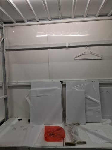 Hzuaneri Cat Litter Box Enclosure - 24" x 23.6" x 19.6" - white (MODEL:cb81203g) image 3