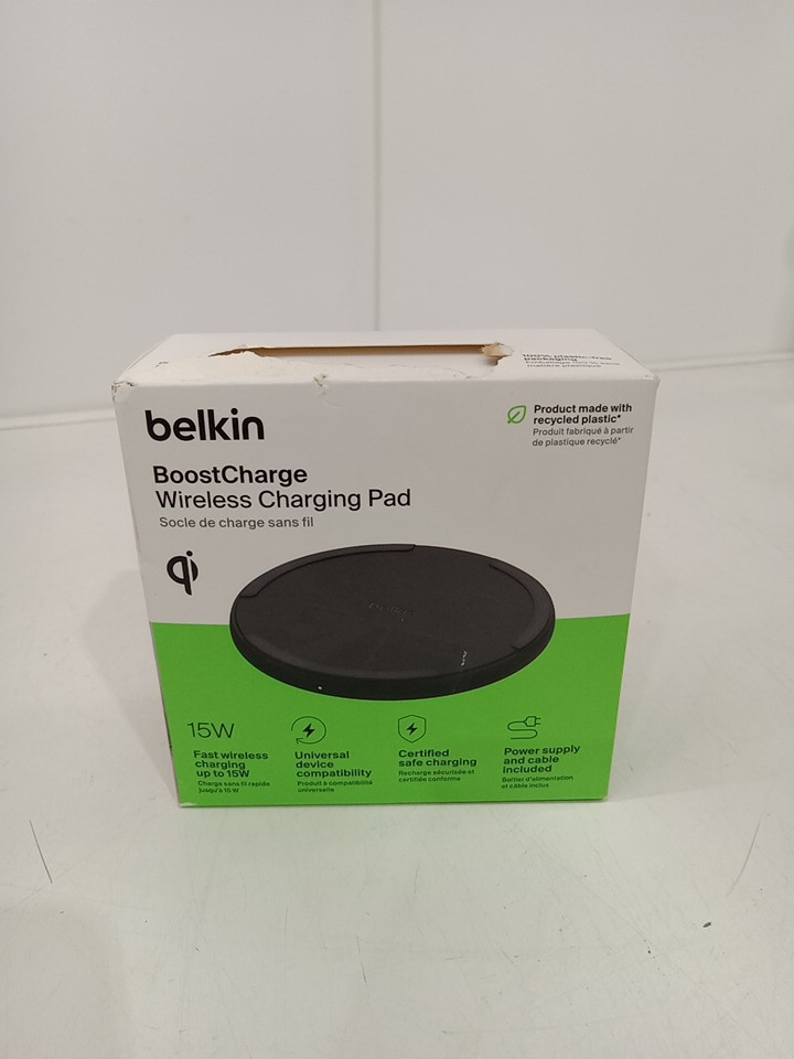 Belkin Boostcharge Wireless Charging Pad - 15w - Black image 2