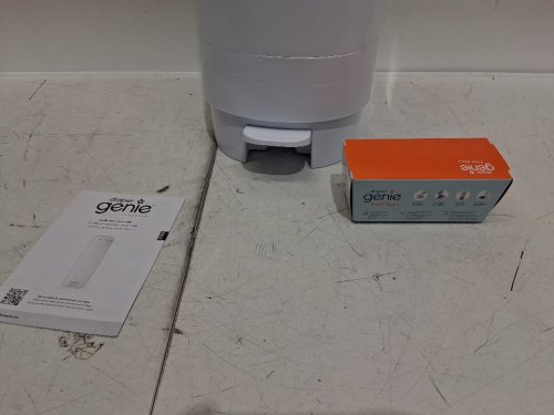 DIAPER GENIE SIGNATURE PAIL EASY ROLL WITH REFILL BAGS - WHITE (MODEL: ‎I000602) image 4