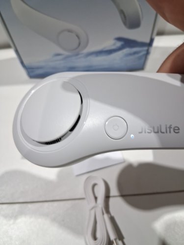 Jisulife LIFE4 5-Speed portable neck fan - OSFM - White (model: fa14-s) image 3
