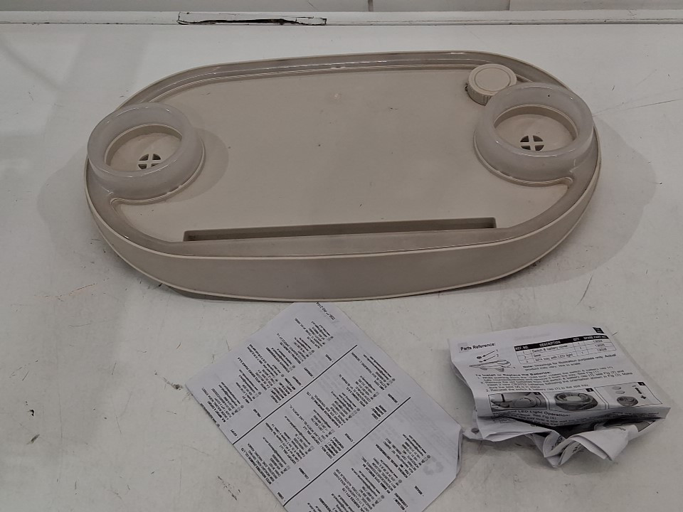 Intex Purespa Inflatable hot tub tray - 17.75" x 10.25" - taupe image 3