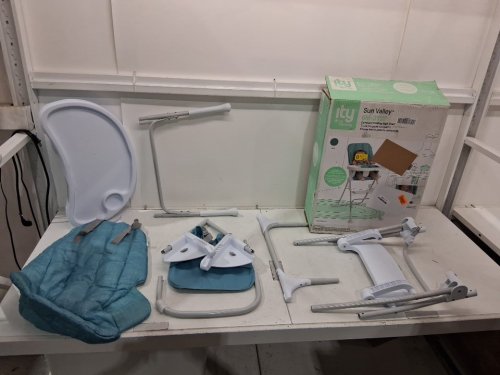ITY by Ingenuity Sun Valley Compact Folding High Chair - 6m-3y- teal (model: 16872) image 2