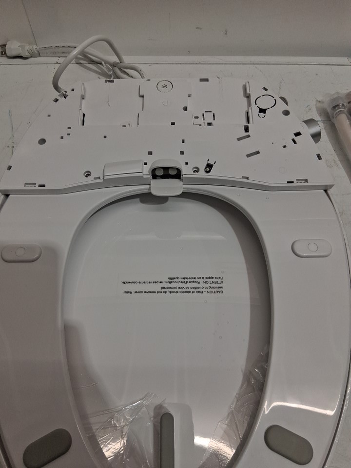 biobidet low profile electric bidet heated toilet seat - white (model: bb500) image 5