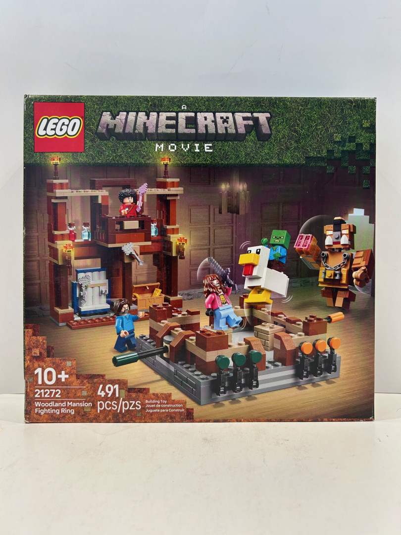 491pc Lego - Minecraft movie - woodland mansion fighting ring (21272) image 3