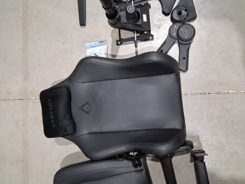 Cybeart Apex Series Ghost Edition Gaming Chair 22.5" x 20.5" x 56" - black image 4