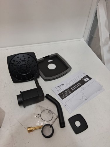 PFISTER DECKARD SHOWER ONLY TRIM KIT, BLACK (MODEL: LG89-7DAB) image 4