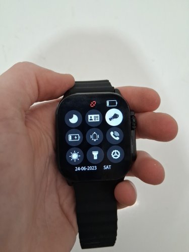 ITIME  bluetooth smartwatch - ios/android compatible - black image 4