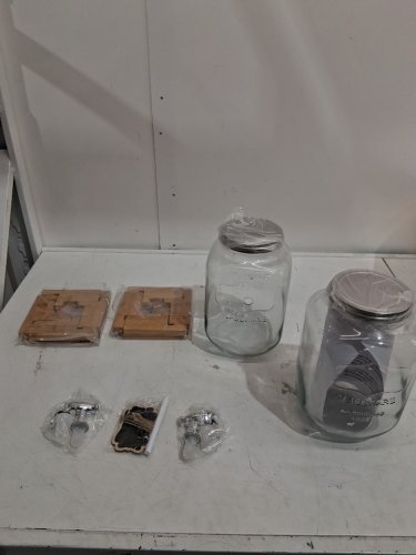 2PK Mason Glass Jars Reusable Drink Dispenser - 1 gal each - clear image 4