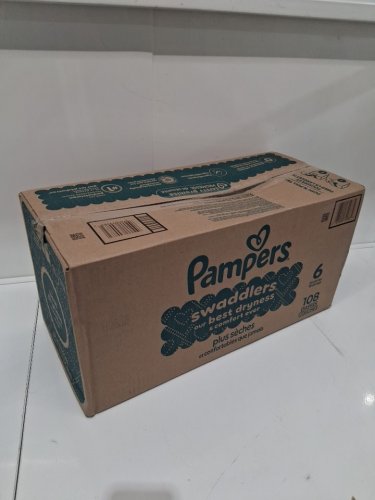108PK PAMPERS SWADDLERS ACTIVE BABY DIAPERS - size 6 - 35+LBS image 2