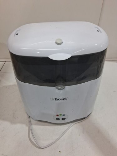 DR BROWNS NATURAL FLOW DELUXE BOTTLE STERILIZER ELECTRIC STEAM SYSTEM - STERILIZES 6 BOTTLES AT ONCE - white (model: AC045) image 8