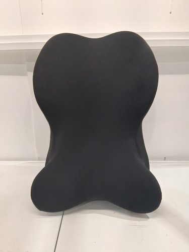 NON-SLIP CONTOURED MEMORY FOAM SUPPORT PILLOW - 26"L - BLACK image 2