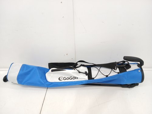 COSTWAY Lightweight Small Golf Club Carry Bag with Shoulder Strap - 33.5" - BLUE/ WHITE (MODEL: SP38457WH) image 3