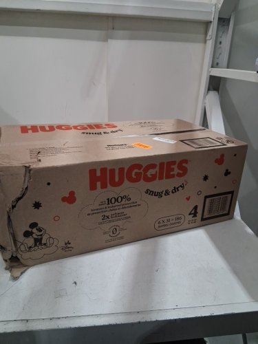 186PK HUGGIES SNUG AND DRY DIAPERS - SIZE 4 image 2
