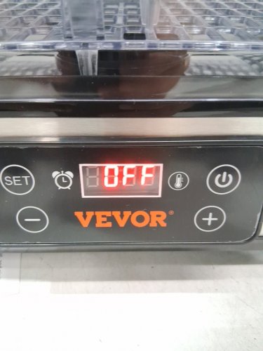 Electric 5-Tray Food Dehydrator Machine - 120v, 300W - black/silver (model: dh805) image 4