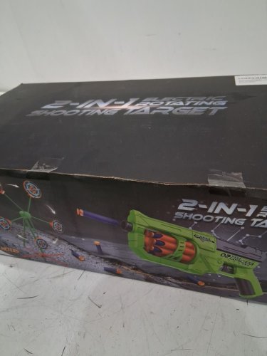 reechtree - Outdoor Games with Cool Rotating Windmill Target & 2 Air Toy Gun & 24 Blaster Foam Balls - multi-color image 3