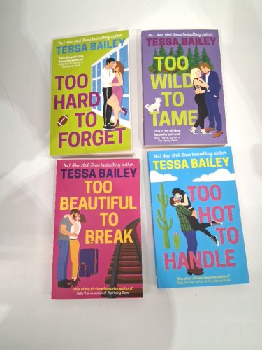 (paperback) 4pc too wwild to tame complete series (too wild to tame, too hard to forget, too beautiful to break, too hot to handle) by tessa bailey image 2