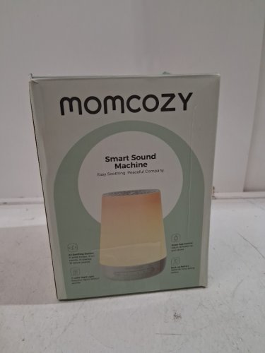 momcozy White Noise Sound Machine for Baby with 7 Colour Night Light & 34 Soothing Sounds - white (model:m21fwdb03) image 3