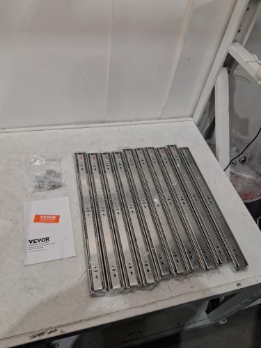 10pr heavy duty, full extension, side mounted noiseless soft-close drawer slides - 20" - 100lb capacity - silver (model: 4605s2.500-10) image 3